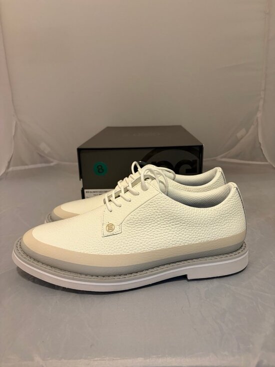 G/Fore G4 Gallivan Tuxedo Stripe Gallivanter Golf shoe leather men’s size 8 main image 6